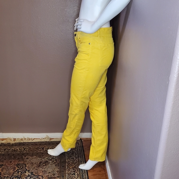 J CREW City Fit canary yellow corduroy jeans 30 R - Picture 2 of 5